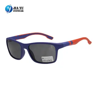 Good Quality Custom Logo Printed Nylon Midium Square Men Sunglasses